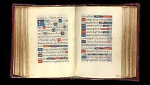 Book of Hours, Simon Bening (Netherlandish, Ghent (?) 1483/84–1561 Bruges), Tempera, gold, and ink on parchment; modern red leather binding, Netherlandish