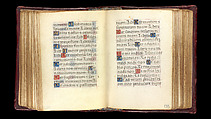 Book of Hours, Simon Bening (Netherlandish, Ghent (?) 1483/84–1561 Bruges), Tempera, gold, and ink on parchment; modern red leather binding, Netherlandish