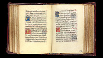 Book of Hours, Simon Bening (Netherlandish, Ghent (?) 1483/84–1561 Bruges), Tempera, gold, and ink on parchment; modern red leather binding, Netherlandish