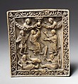 Plaque with the Ascension, Ivory, German