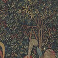 The Hunters Enter the Woods (from the Unicorn Tapestries), Wool warp, wool, silk, silver, and gilt wefts, French (cartoon)/South Netherlandish (woven)