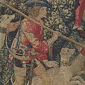 The Unicorn Crosses a Stream (from the Unicorn Tapestries), Wool warp with wool, silk, silver, and gilt wefts, French (cartoon)/South Netherlandish (woven)