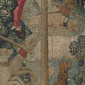 The Unicorn Crosses a Stream (from the Unicorn Tapestries), Wool warp with wool, silk, silver, and gilt wefts, French (cartoon)/South Netherlandish (woven)