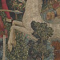 The Unicorn Crosses a Stream (from the Unicorn Tapestries), Wool warp with wool, silk, silver, and gilt wefts, French (cartoon)/South Netherlandish (woven)