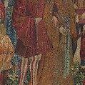 The Hunters Return to the Castle (from the Unicorn Tapestries), Wool warp with wool, silk, silver, and gilt wefts, French (cartoon)/South Netherlandish (woven)