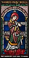 Martyrdom of Saint Lawrence, Pot-metal glass, vitreous paint, British