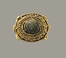 Ring, Gold with cloisonné enamel, German