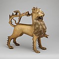 Aquamanile in the Form of a Lion, Copper alloy, German