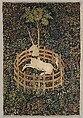 The Unicorn Rests in a Garden (from the Unicorn Tapestries), Wool warp with wool, silk, silver, and gilt wefts, French (cartoon)/South Netherlandish (woven)