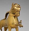Aquamanile in the Form of a Horse, Copper alloy, German