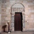 Portal from the Church of San Leonardo al Frigido, Workshop of Biduinus (Italian, active last quarter 12th century), Marble (Carrara marble), Italian