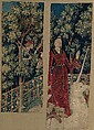 The Unicorn Surrenders to a Maiden (from the Unicorn Tapestries), Wool warp with wool, silk, silver, and gilt wefts, South Netherlandish