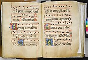 Benedictine Antiphonary, Belbello da Pavia (Italian, born Lombard, active ca. 1420–70) and collaborators, Tempera, gold, and ink on parchment; binding: leather over wood boards with copper alloy corner mounts and bosses, Italian