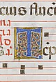 Benedictine Antiphonary, Belbello da Pavia (Italian, born Lombard, active ca. 1420–70) and collaborators, Tempera, gold, and ink on parchment; binding: leather over wood boards with copper alloy corner mounts and bosses, Italian