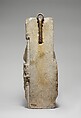 Seated Figure (Prophet or Apostle), Attributed to the Master of Santa Maria la Bianca (Italian, active late 12th–early 13th century), Marble (Carrara marble) with lead and serpentine inlay, Italian