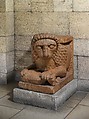 Lion, from a Doorway, Limestone (Red limestone), North Italian