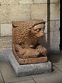 Lion, from a Doorway, Limestone (Red limestone), North Italian