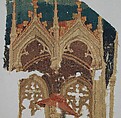 Fragments with Three Cardinals (from the Heroes Tapestries), Wool warp, wool wefts, South Netherlandish