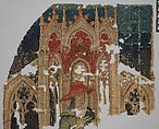 Fragments with Three Cardinals (from the Heroes Tapestries), Wool warp, wool wefts, South Netherlandish