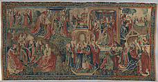 Christ Is Born as Man's Redeemer (Episode from the Story of the Redemption of Man), Wool warp; wool and silk wefts, South Netherlandish
