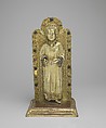 Reliquary of Saint Stephen, silver gilt, copper gilt, semi-precious stones, glass, Mosan