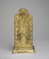 Reliquary of Saint Stephen, silver gilt, copper gilt, semi-precious stones, glass, Mosan