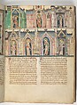 The Cloisters Apocalypse, Tempera, gold, silver, and ink on parchment; later leather binding, French