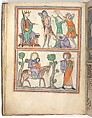 The Cloisters Apocalypse, Tempera, gold, silver, and ink on parchment; later leather binding, French