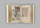 The Hours of Jeanne d'Evreux, Queen of France, Jean Pucelle (French, active Paris, 1319–34), Grisaille, tempera, and ink on vellum, French