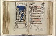 The Hours of Jeanne d'Evreux, Queen of France, Jean Pucelle (French, active Paris, 1319–34), Grisaille, tempera, and ink on vellum, French