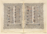The Belles Heures of Jean de France, duc de Berry, The Limbourg Brothers (Franco-Netherlandish, active France, by 1399–1416), Tempera, gold, and ink on vellum, French