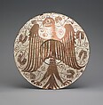 Plate, Tin-glazed earthenware, Spanish