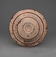 Plate with Dragon and Ave Maria Inscription, Tin-glazed earthenware, Spanish