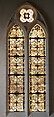 Grisaille Panel, White glass, pot-metal glass, and vitreous paint, French