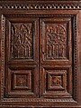 Credenza, Walnut with intarsia, Italian