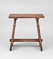 Stool, oak, French or South Netherlandish