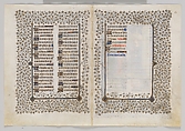 The Belles Heures of Jean de France, duc de Berry, The Limbourg Brothers (Franco-Netherlandish, active France, by 1399–1416), Tempera, gold, and ink on vellum, French