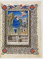 The Belles Heures of Jean de France, duc de Berry, The Limbourg Brothers (Franco-Netherlandish, active France, by 1399–1416), Tempera, gold, and ink on vellum, French