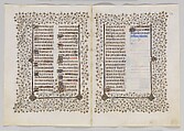 The Belles Heures of Jean de France, duc de Berry, The Limbourg Brothers (Franco-Netherlandish, active France, by 1399–1416), Tempera, gold, and ink on vellum, French