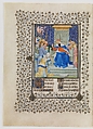 The Belles Heures of Jean de France, duc de Berry, The Limbourg Brothers (Franco-Netherlandish, active France, by 1399–1416), Tempera, gold, and ink on vellum, French