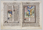 The Belles Heures of Jean de France, duc de Berry, The Limbourg Brothers (Franco-Netherlandish, active France, by 1399–1416), Tempera, gold, and ink on vellum, French
