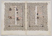 The Belles Heures of Jean de France, duc de Berry, The Limbourg Brothers (Franco-Netherlandish, active France, by 1399–1416), Tempera, gold, and ink on vellum, French
