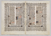 The Belles Heures of Jean de France, duc de Berry, The Limbourg Brothers (Franco-Netherlandish, active France, by 1399–1416), Tempera, gold, and ink on vellum, French