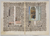 The Belles Heures of Jean de France, duc de Berry, The Limbourg Brothers (Franco-Netherlandish, active France, by 1399–1416), Tempera, gold, and ink on vellum, French