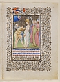 The Belles Heures of Jean de France, duc de Berry, The Limbourg Brothers (Franco-Netherlandish, active France, by 1399–1416), Tempera, gold, and ink on vellum, French