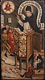 Sermon of Saint Albertus Magnus, Friedrich Walther (German, ca. 1440–1494), Oil on wood, German