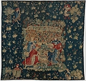 The Falcon's Bath, Tapestry with wool warp and wool wefts, South Netherlandish