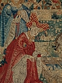The Falcon's Bath, Tapestry with wool warp and wool wefts, South Netherlandish