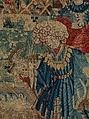 The Falcon's Bath, Tapestry with wool warp and wool wefts, South Netherlandish