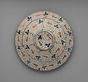 Dish, Tin-glazed earthenware, Spanish